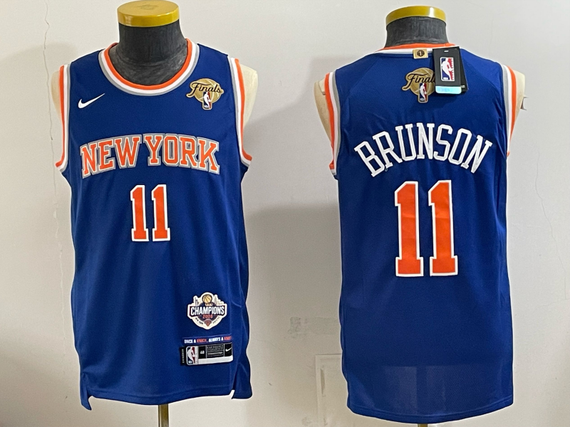 Men New York Knicks #11 Brunson blue 2026 Nike NBA jersey 0627003